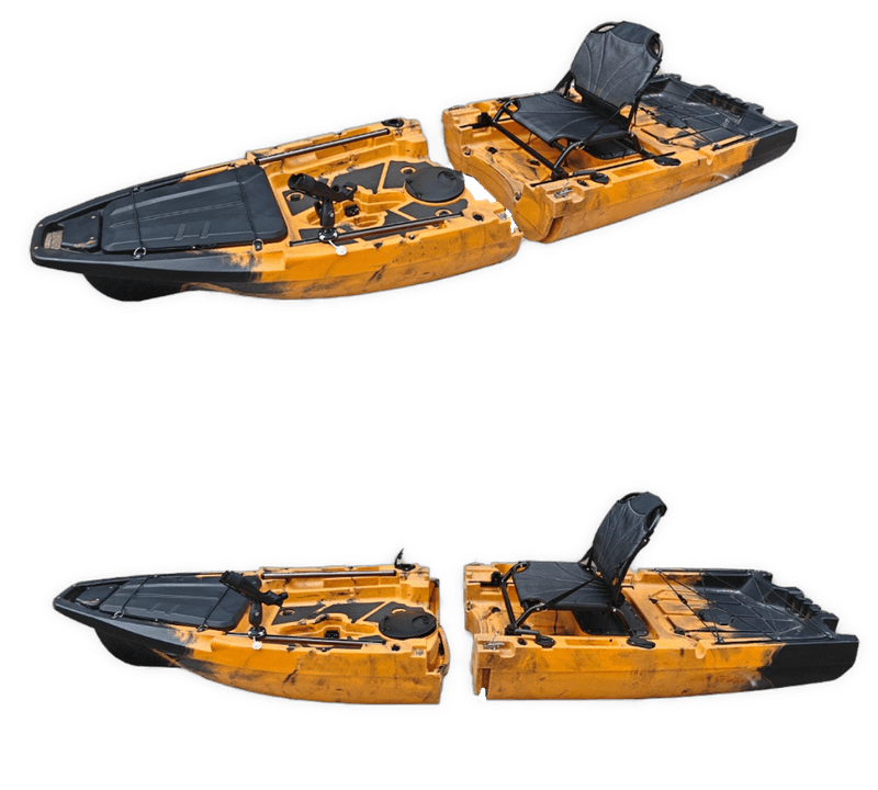 HOLVIK, fiskekajakk, komplett pakke med flap pedal, finner